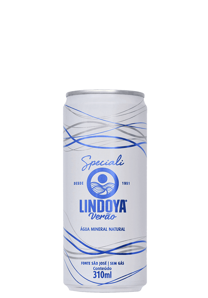 Água Mineral Lindoya Verão Speciali Lata sem gás 310ml