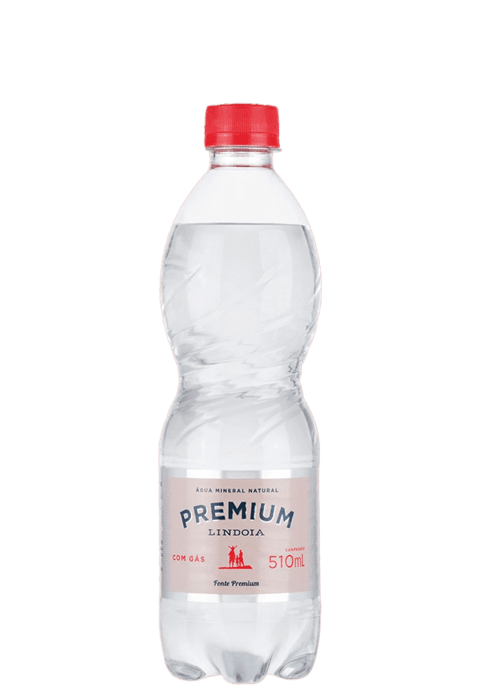 Água Mineral Lindoia Premium Pet com gás 510ml