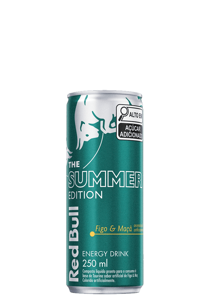 Energético Red Bull Figo e Maçã lata 250ml