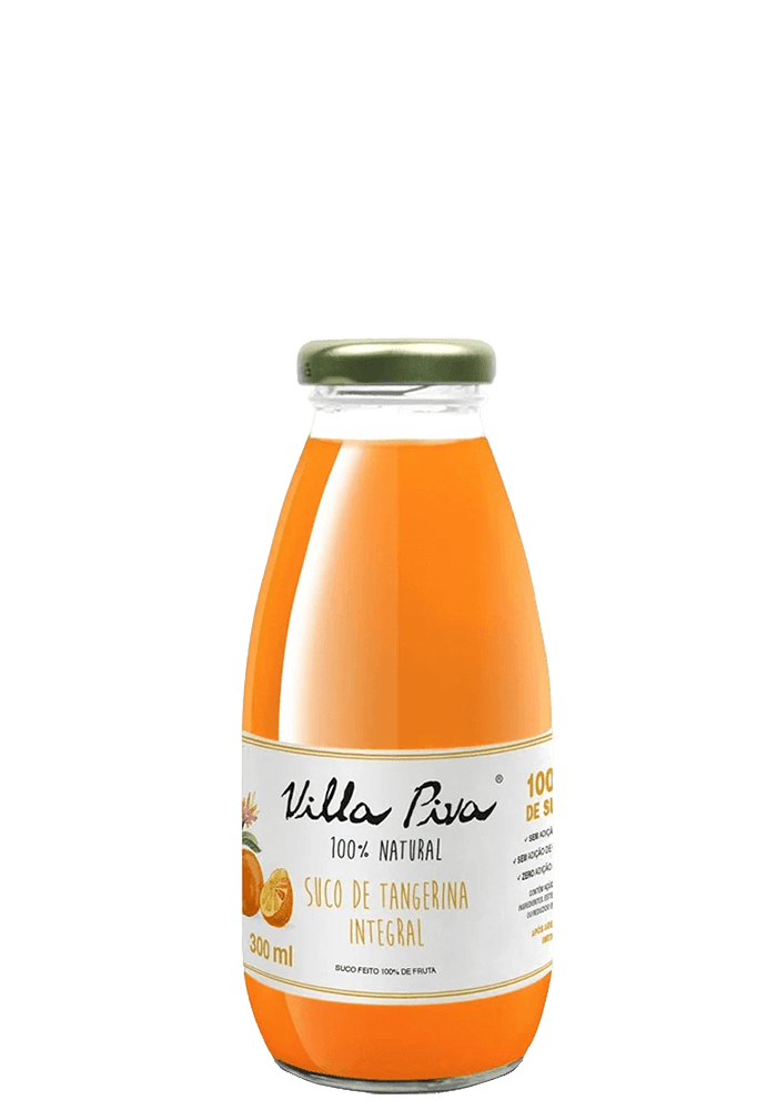 Suco Villa Piva Tangerina Integral Vidro 300ml