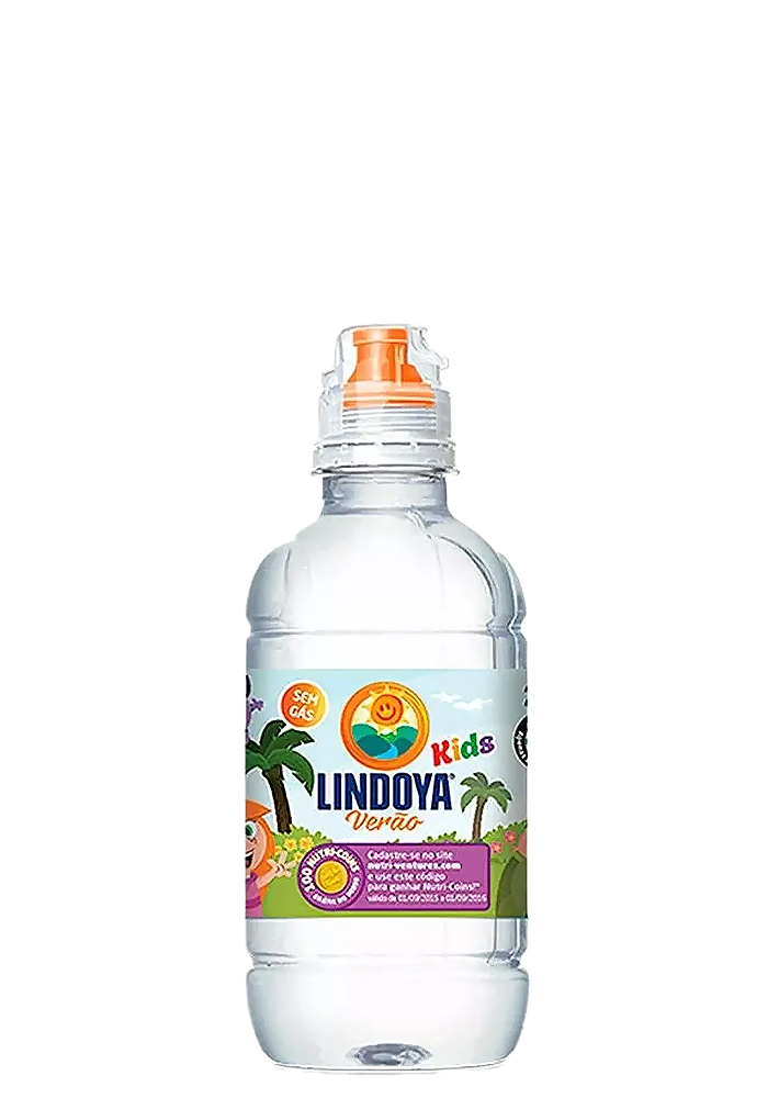 Água Mineral Lindoya Verão Adventure Kids Pet Sem gás 240ml