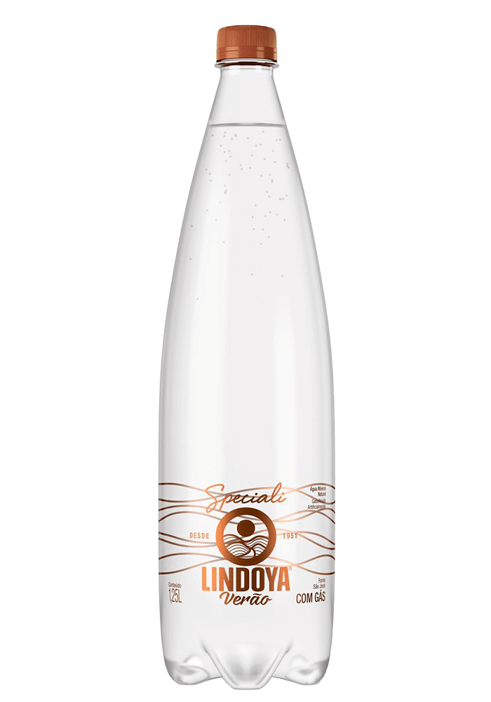 Água Mineral Lindoya Verão Speciali Pet Com gás 1,25L