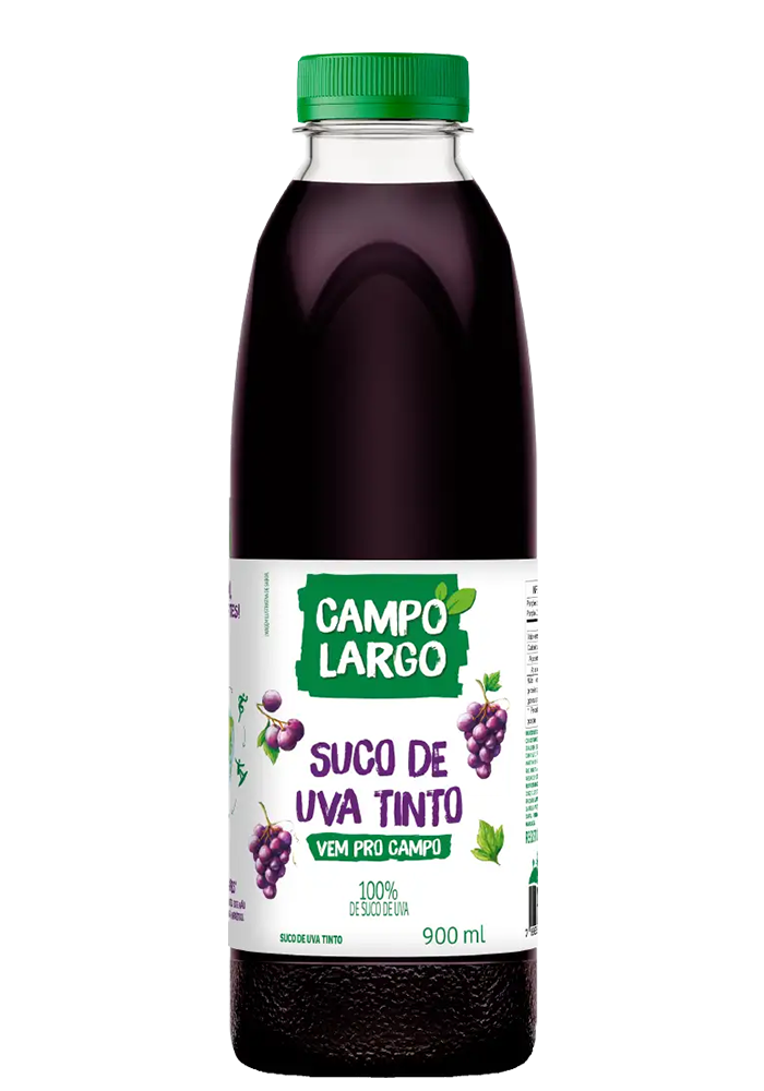 Suco Campo Largo Uva Integral 900ml Pet