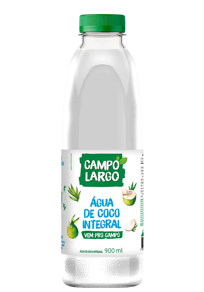 Água de Coco Campo Largo Integral Pet 900ml