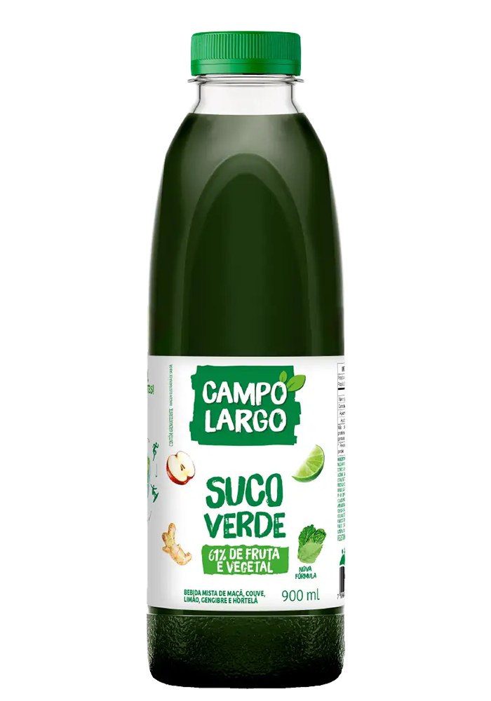 Suco Verde Campo Largo Pet 900ml