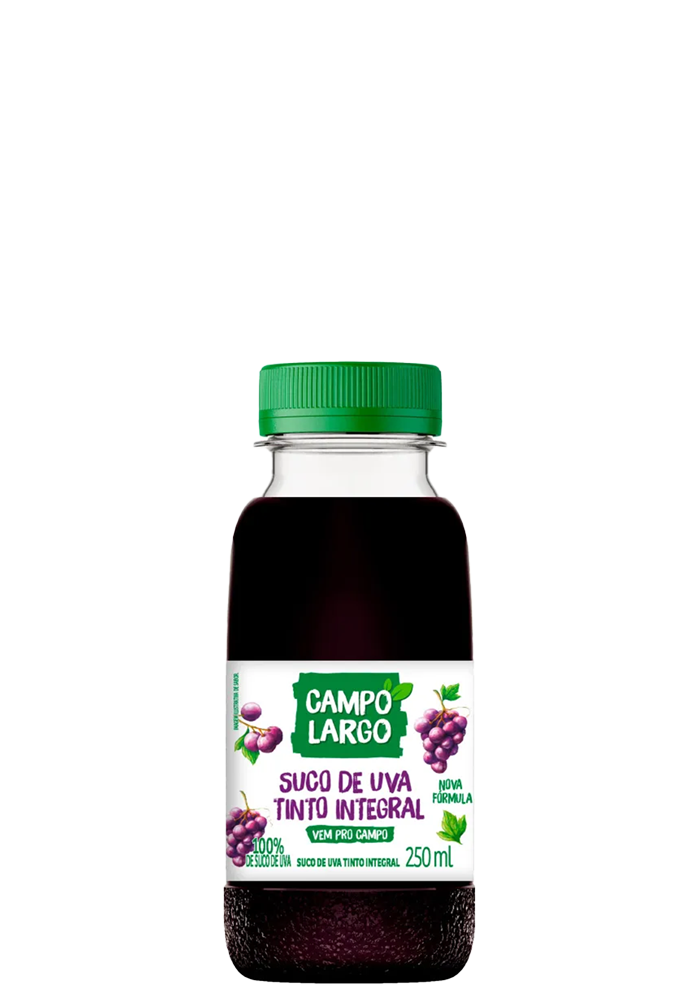 Suco Campo Largo Uva Integral Pet 250ml