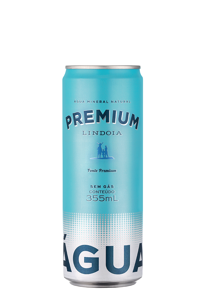 Água Mineral Lindoia Premium Lata Sem Gás 355ml 