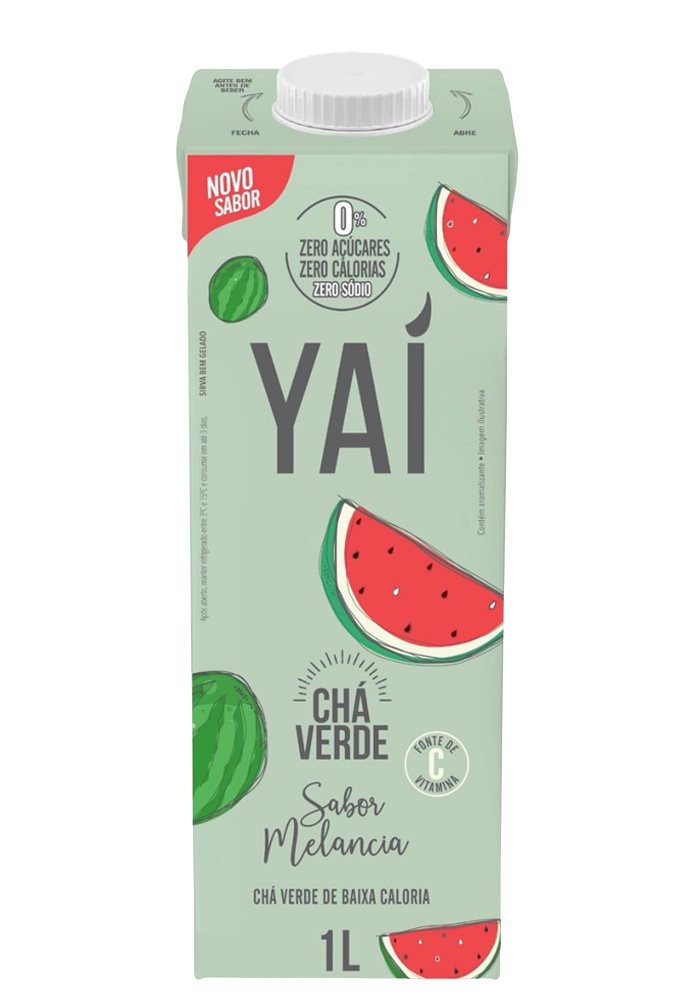 Chá Verde Yaí Melancia 1L