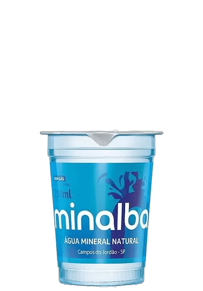 Água Mineral Minalba Copo sem gás 200ml