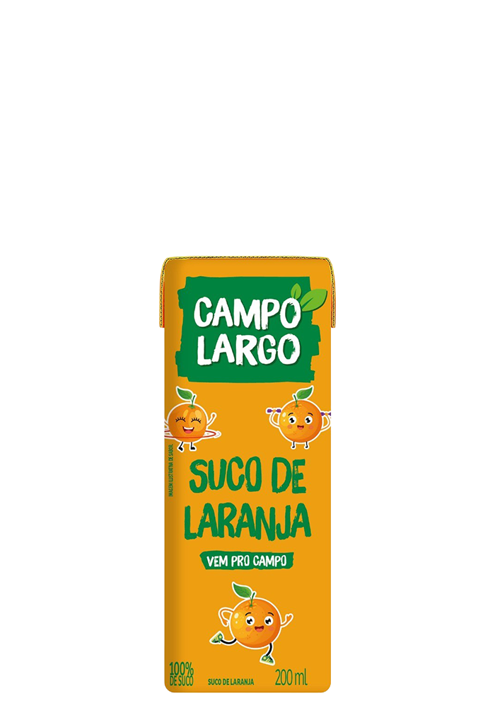 Suco Campo Largo Laranja Integral 250ml