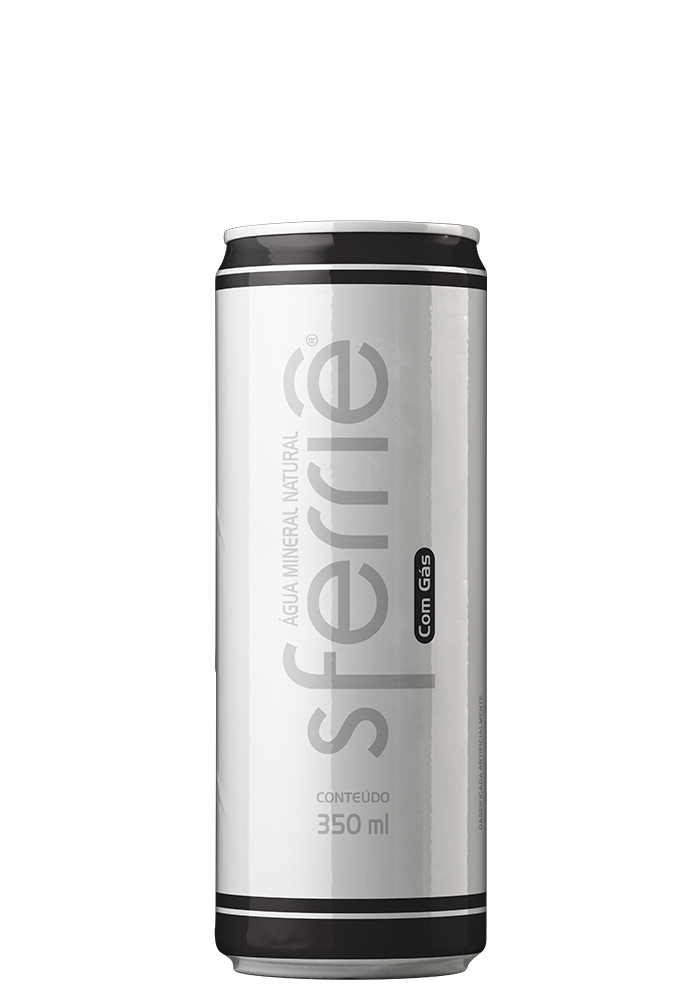 Água Mineral Sferriê Lata com gás 350ml 