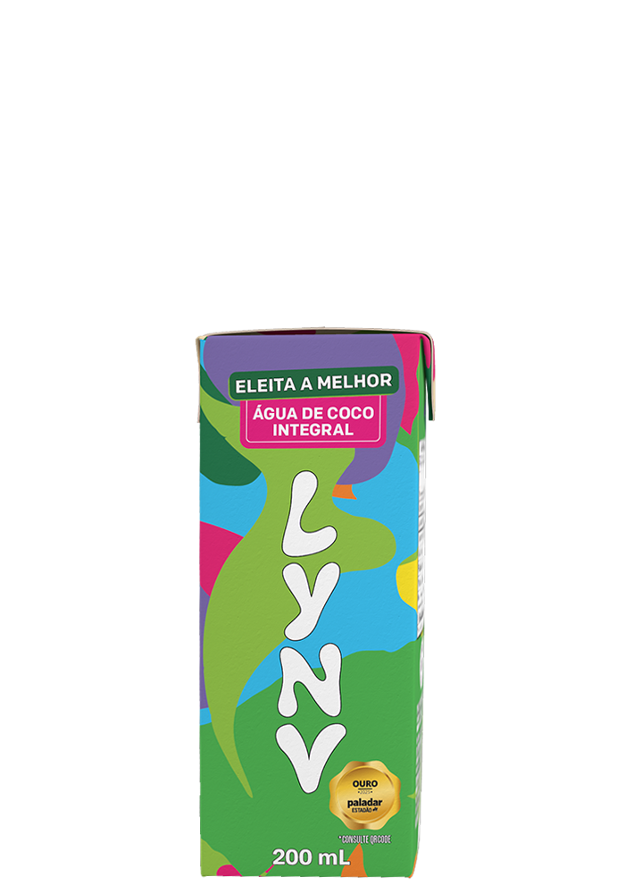 Água de coco Integral Lynv 200ml 
