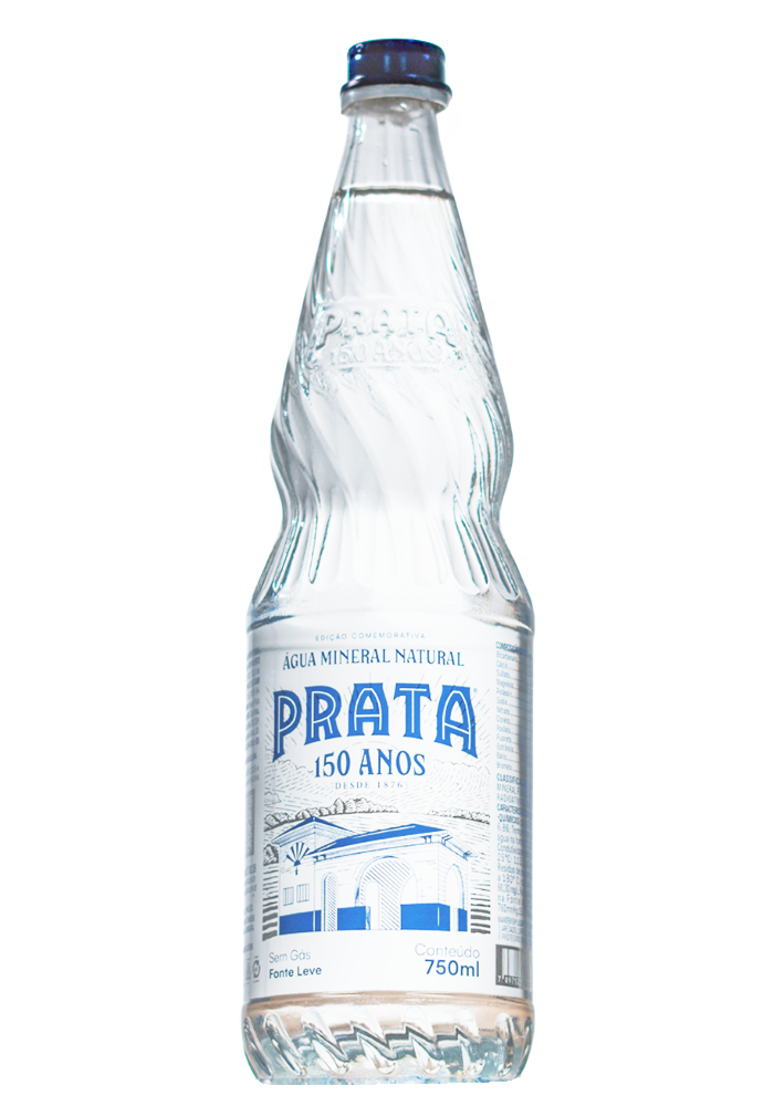 Água Mineral Prata 150 Anos One way sem gás 750ml