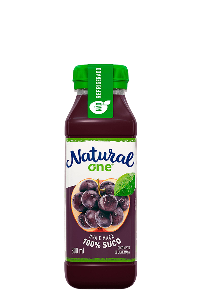 Suco Natural One Uva e Maçã Pet 300ml 