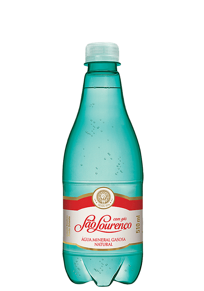 Água Mineral Natural São Lourenço Pet Com Gás 510ml
