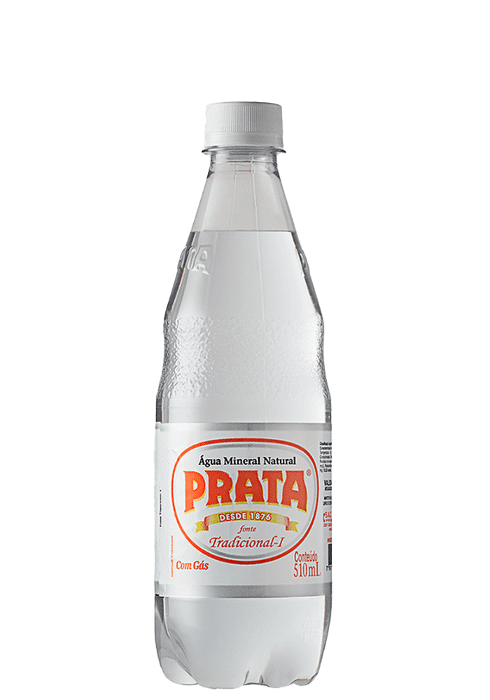 Água Mineral Prata Pet Com Gás 510ml