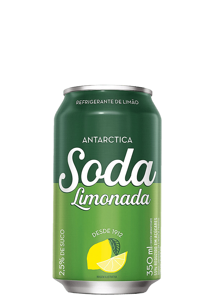 Refrigerante Antártica Soda Lata 350ml