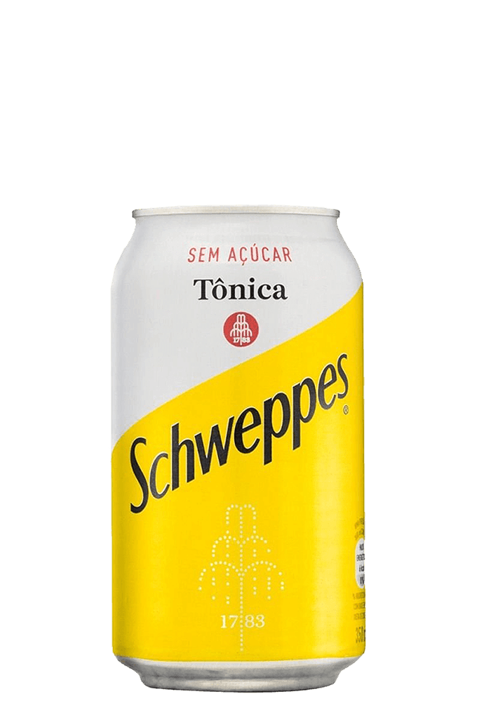 Água Tônica Schweppes Sem Açúcar Lata 350ml