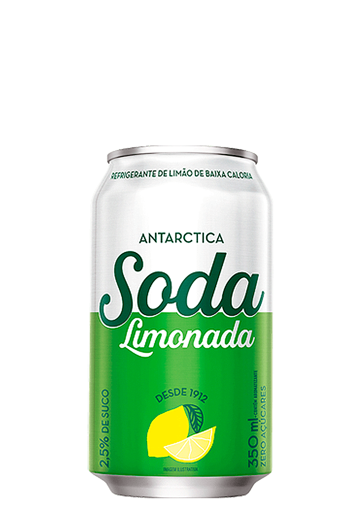 Refrigerante Antarctica Soda Diet Lata 350ml