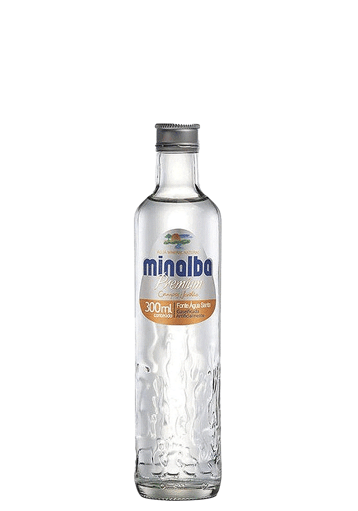 Água Mineral Minalba One Way com gás 300ml