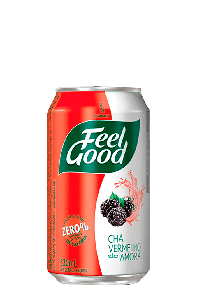 Chá Branco Feel Good Frutas Vermelhas com Amora Lata 330ml