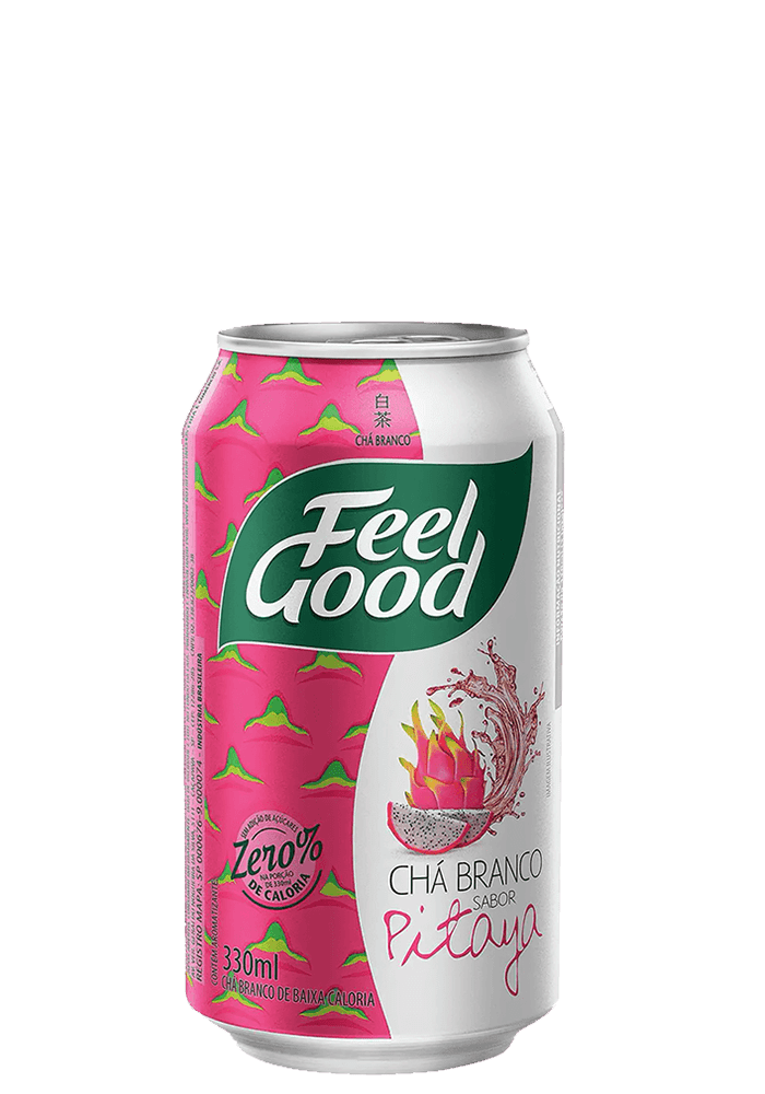 Chá Branco Feel Good Pitaya Lata 330ml
