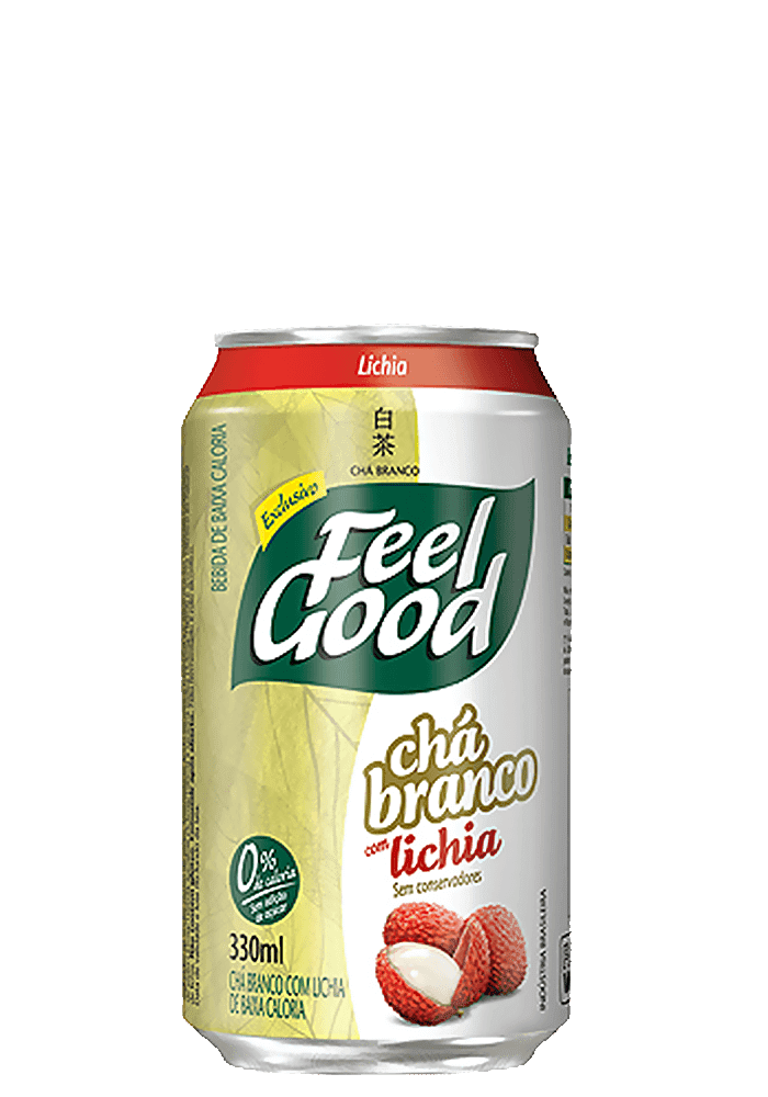 Chá Branco Feel Good Lichia Lata 330ml