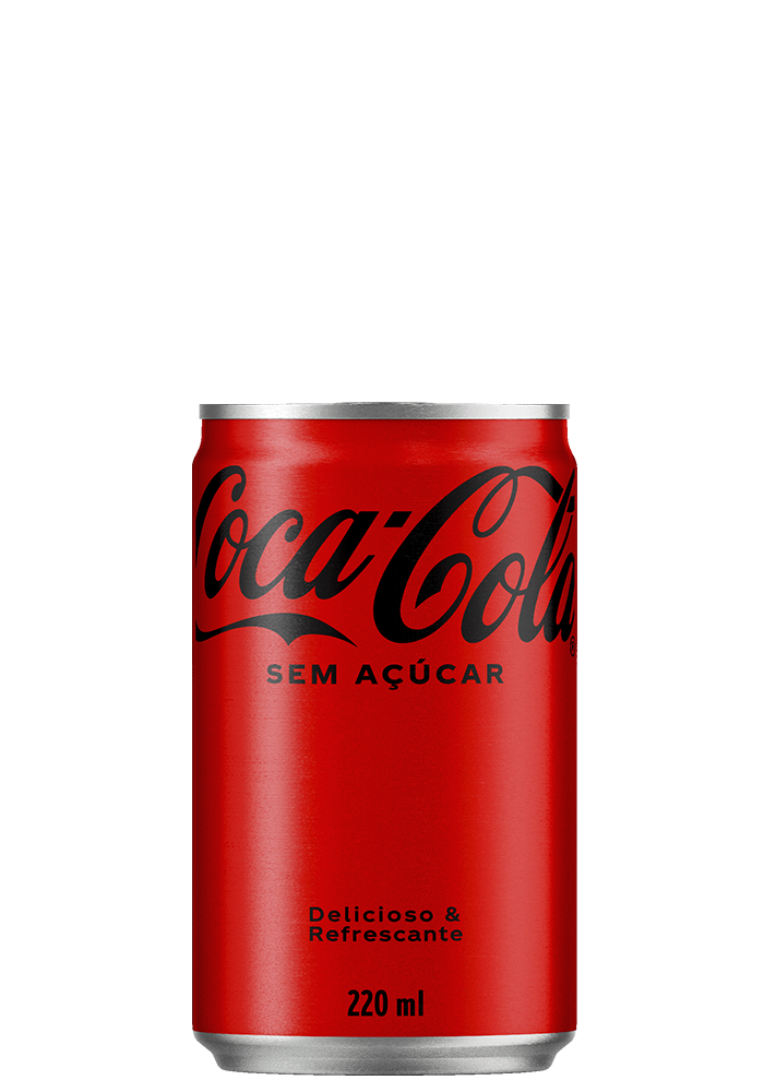Refrigerante Coca Mini Zero Lata 220ml