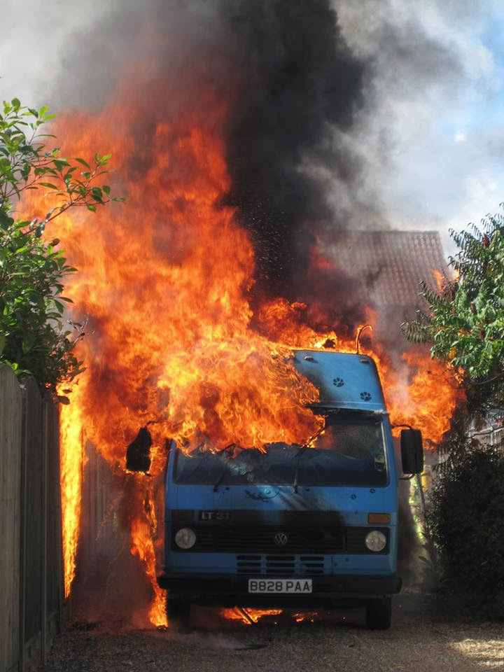 Wilbert burning