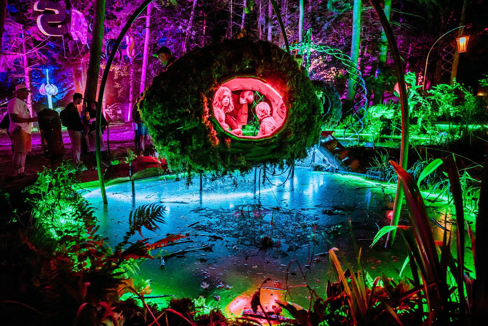 Hortisculptures hanging gardens festival installation