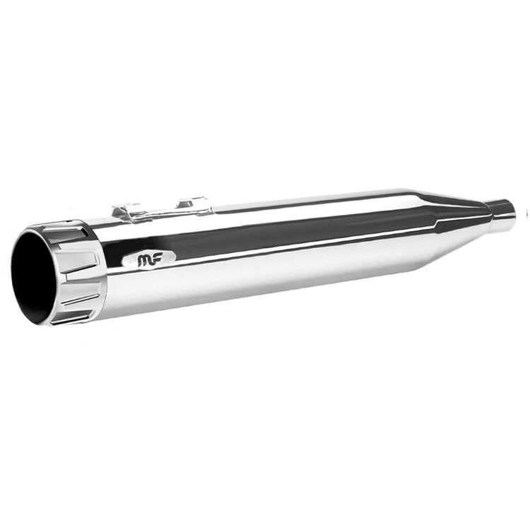 MF Knockout Slip Ons Muffler Exhaust Pipe Chrome HarleyDavidson CVO
