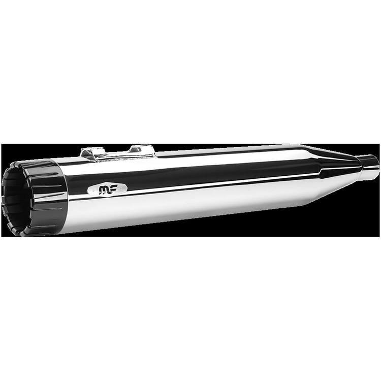MF Top Gun Slip Ons Exhaust Muffler Pipe Chrome Black Harley CVO 2014