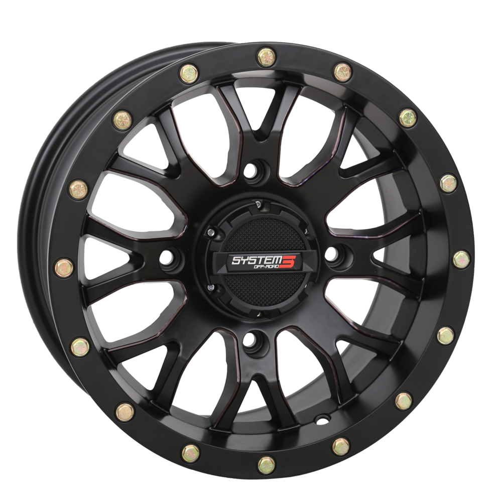 Matte ST-3 Street Lock Wheel 20x6.5 4/156 4+2.5 Kawasaki Teryx KRX 1000  20-23