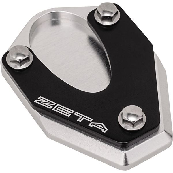 Zeta Black Aluminum Side Kick Stand Extender 2Pc 3