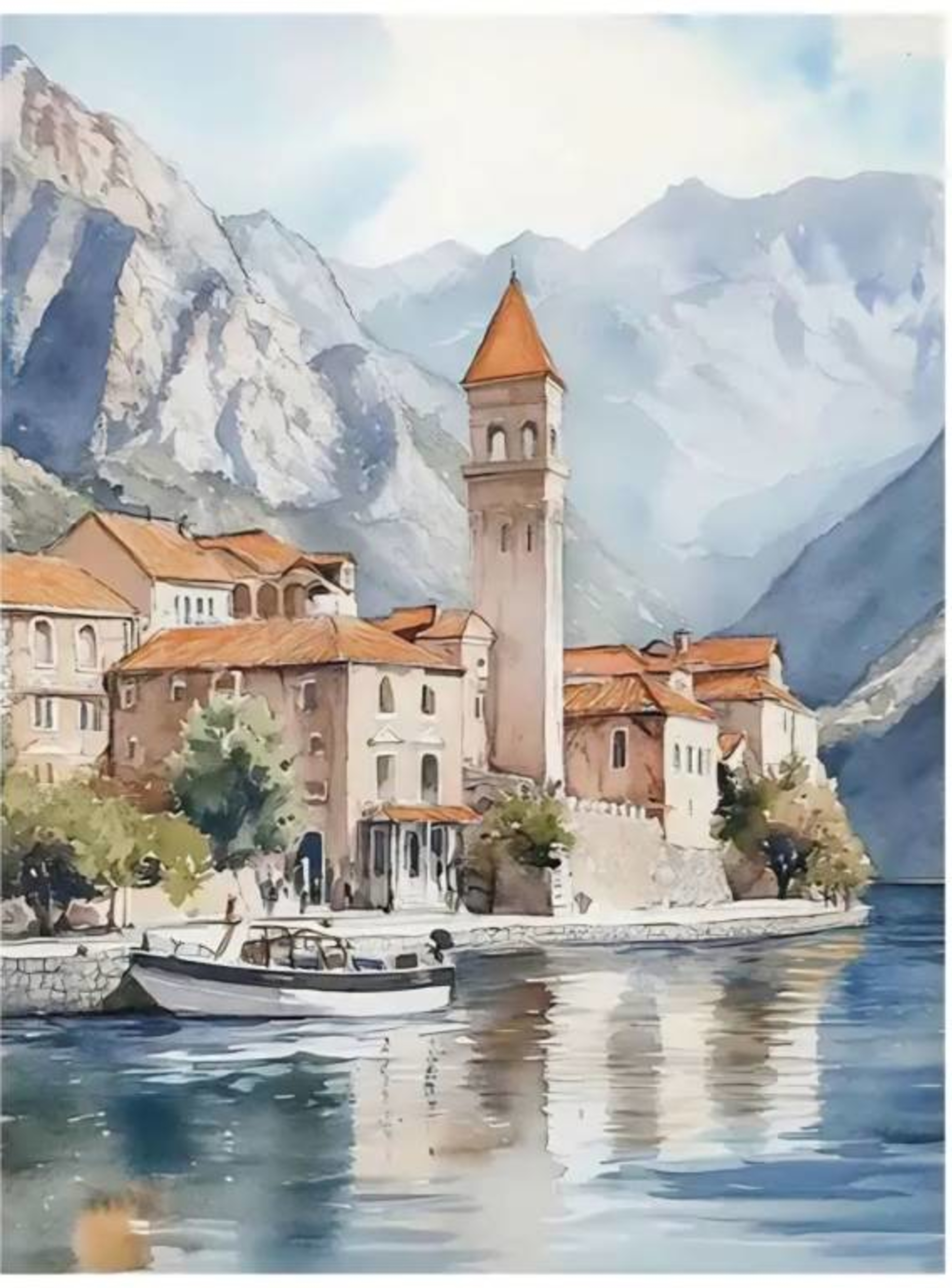 Paveikslas Kotoro ežeras