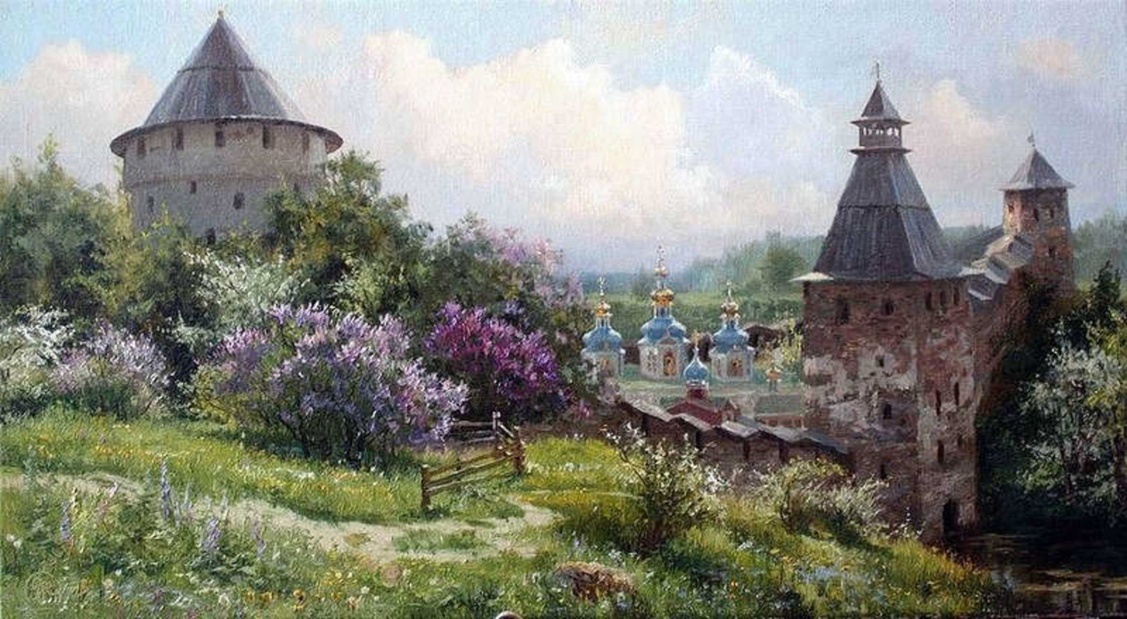 Glezna Apsauginė siena kaime