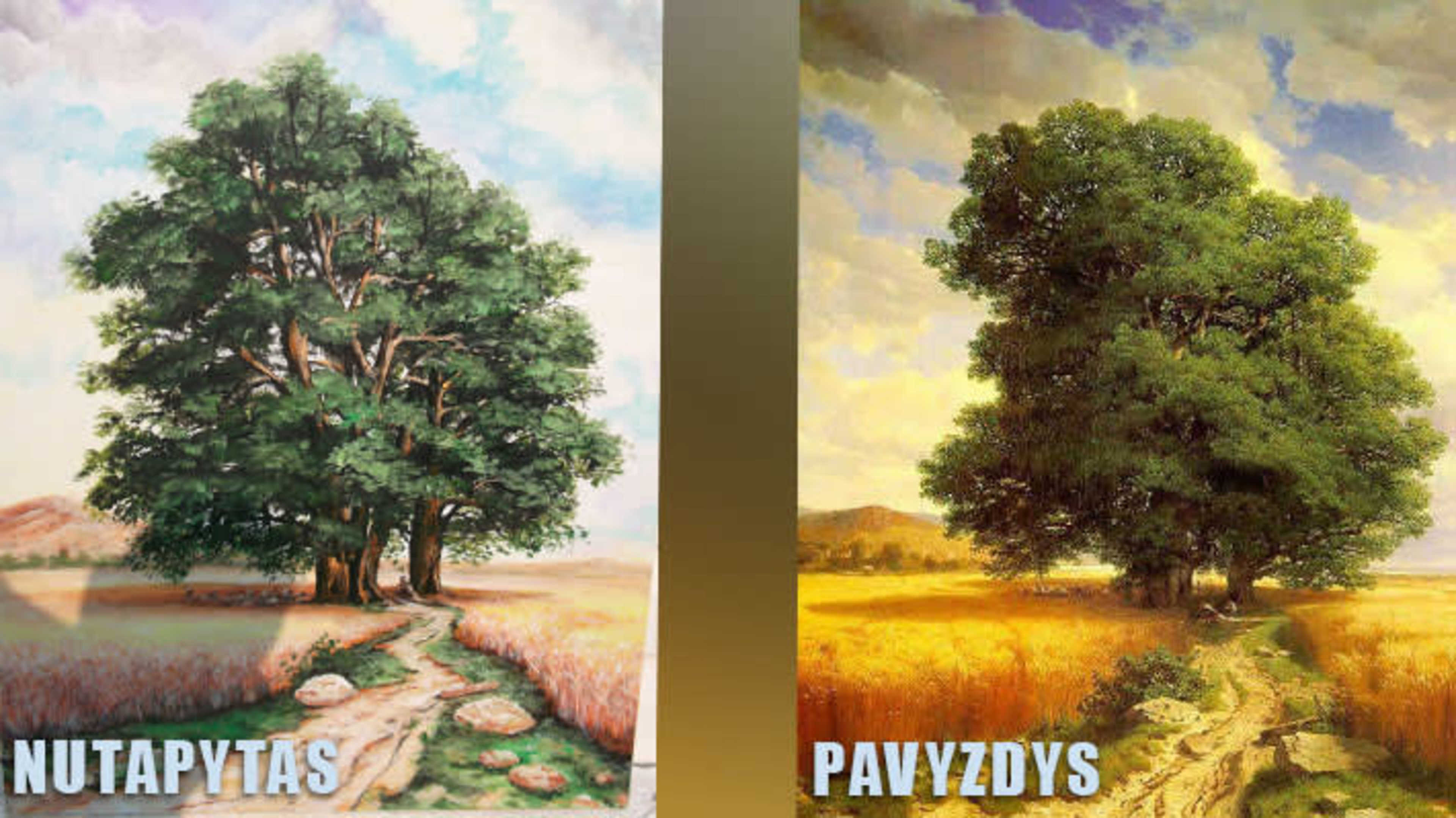 Nutapytas paveikslas Ąžuolas7