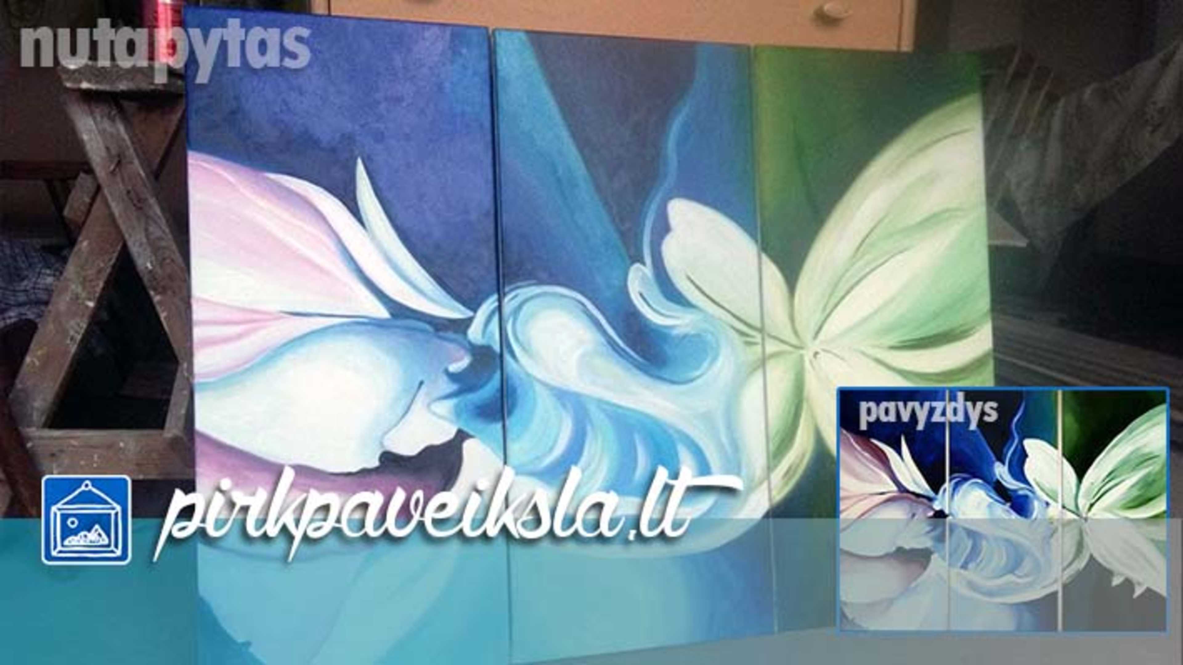 Nutapytas paveikslas Gėlės67