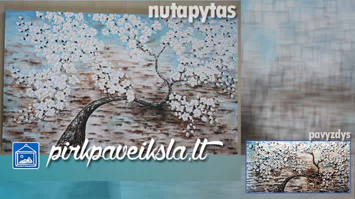 Nutapytas paveikslas Gėlės41