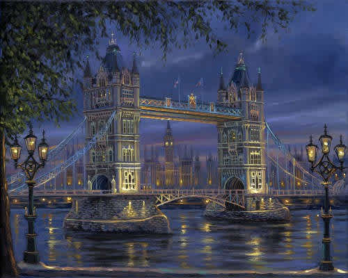  paveikslas Londono "Tower Bridge" tiltas