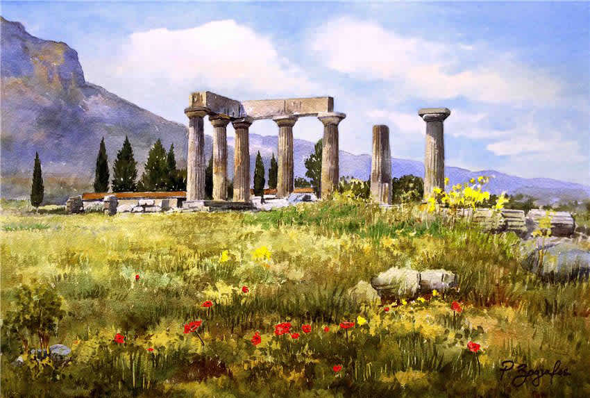 Paveikslas Graikijos kolonos