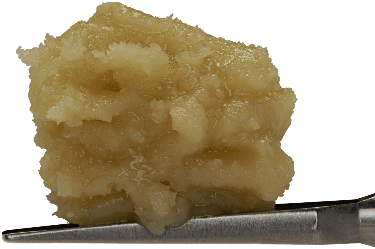 Pistil Whip cold-cure live rosin badder on a dab tool