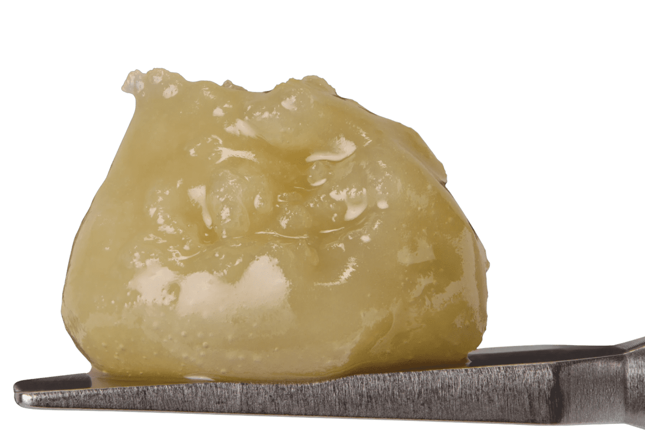 Pistil Whip Banana Belts live rosin badder on a dab tool