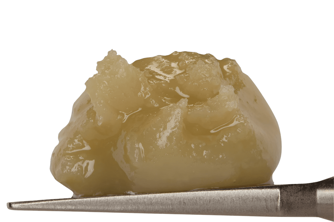 Pistil Whip Blueberry Gas live rosin badder on a dab tool