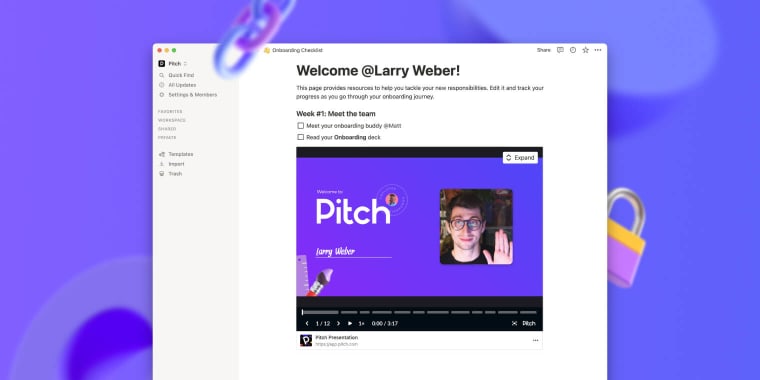 software to make sales presentations Present async in Notion