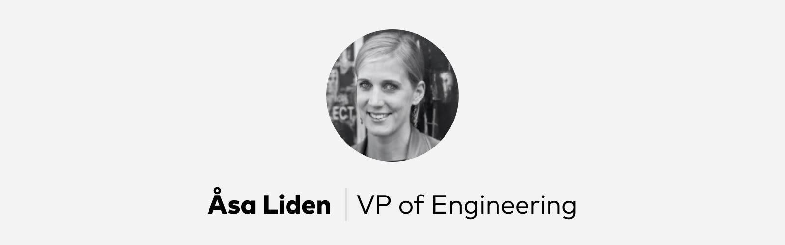 Asa Liden VP Engineering at Pitch