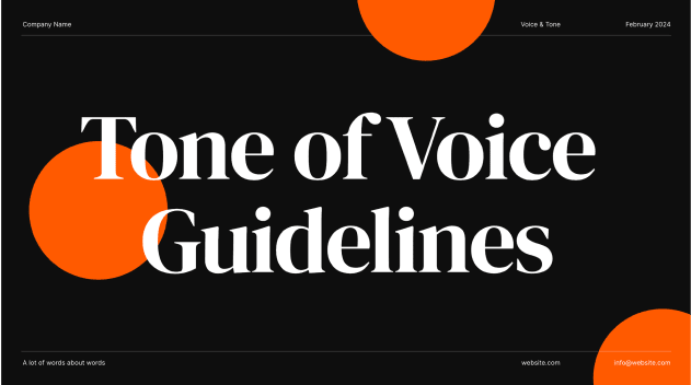 Tone of Voice Guidelines