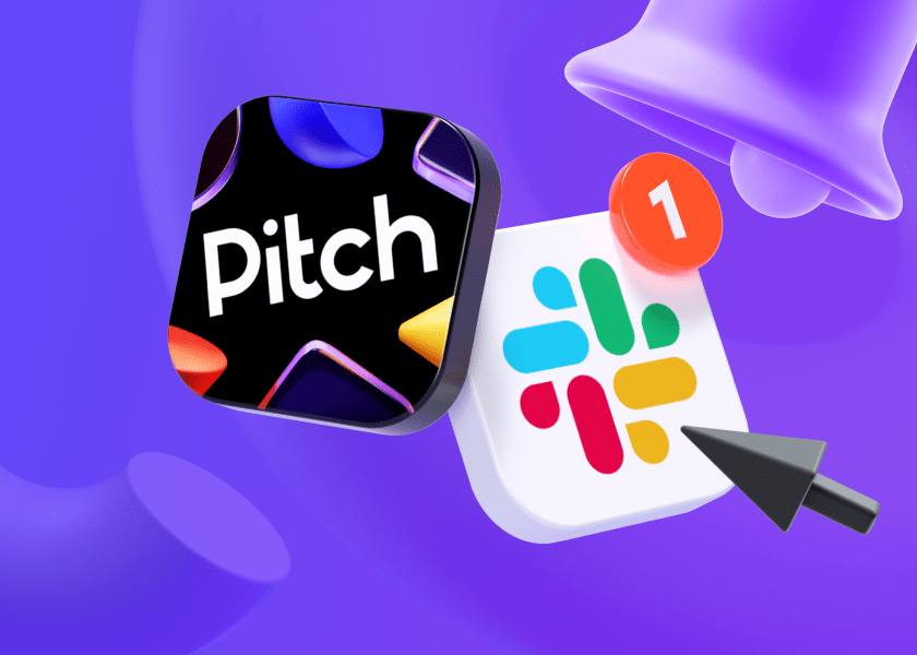 Pitch and Slack logos