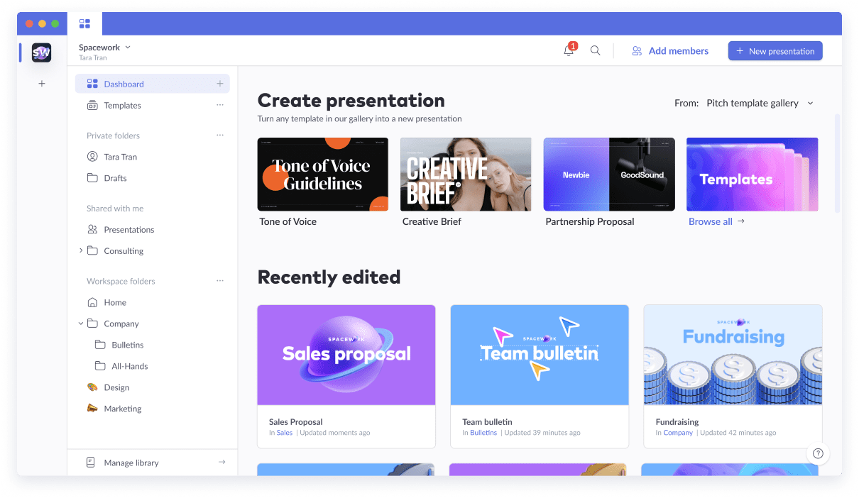 Free online presentation software – 100+ Templates | Pitch