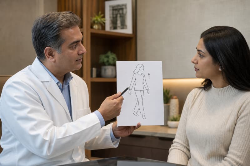 Breast lift consultation discussion